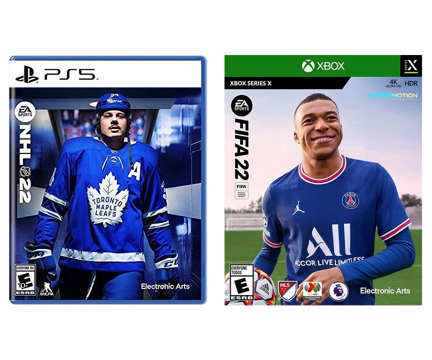 FIFA 22 or NHL 22 PS5 or Xbox for $9.99