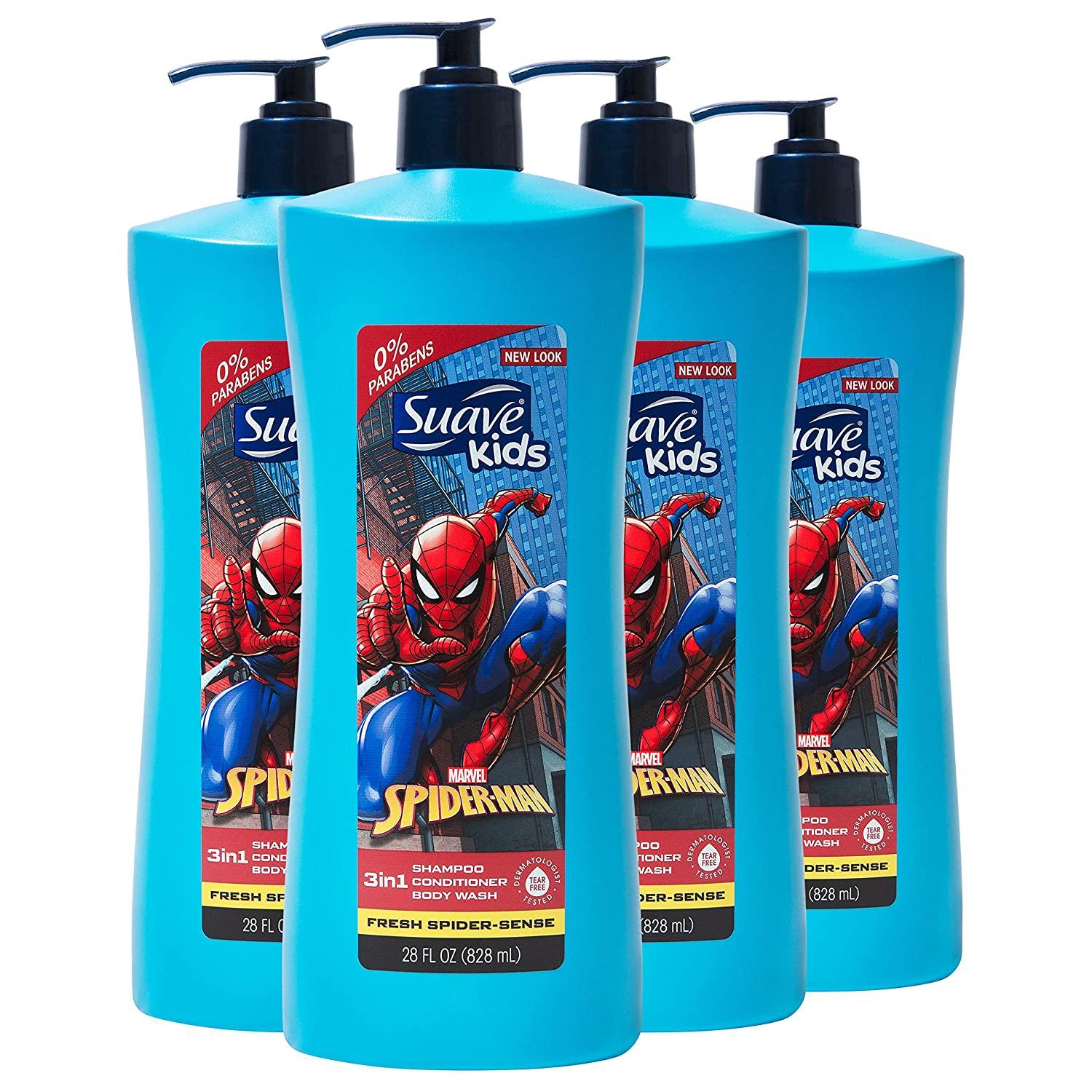 4 Suave Kids 3-in-1 Shampoo Conditioner Body Wash for $9.78 Shipped