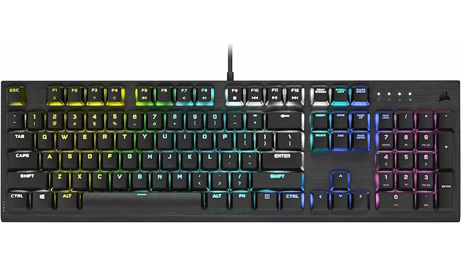 Corsair K60 RGB Pro Low Profile Mechanical Gaming Keyboard for $44.88 Shipped
