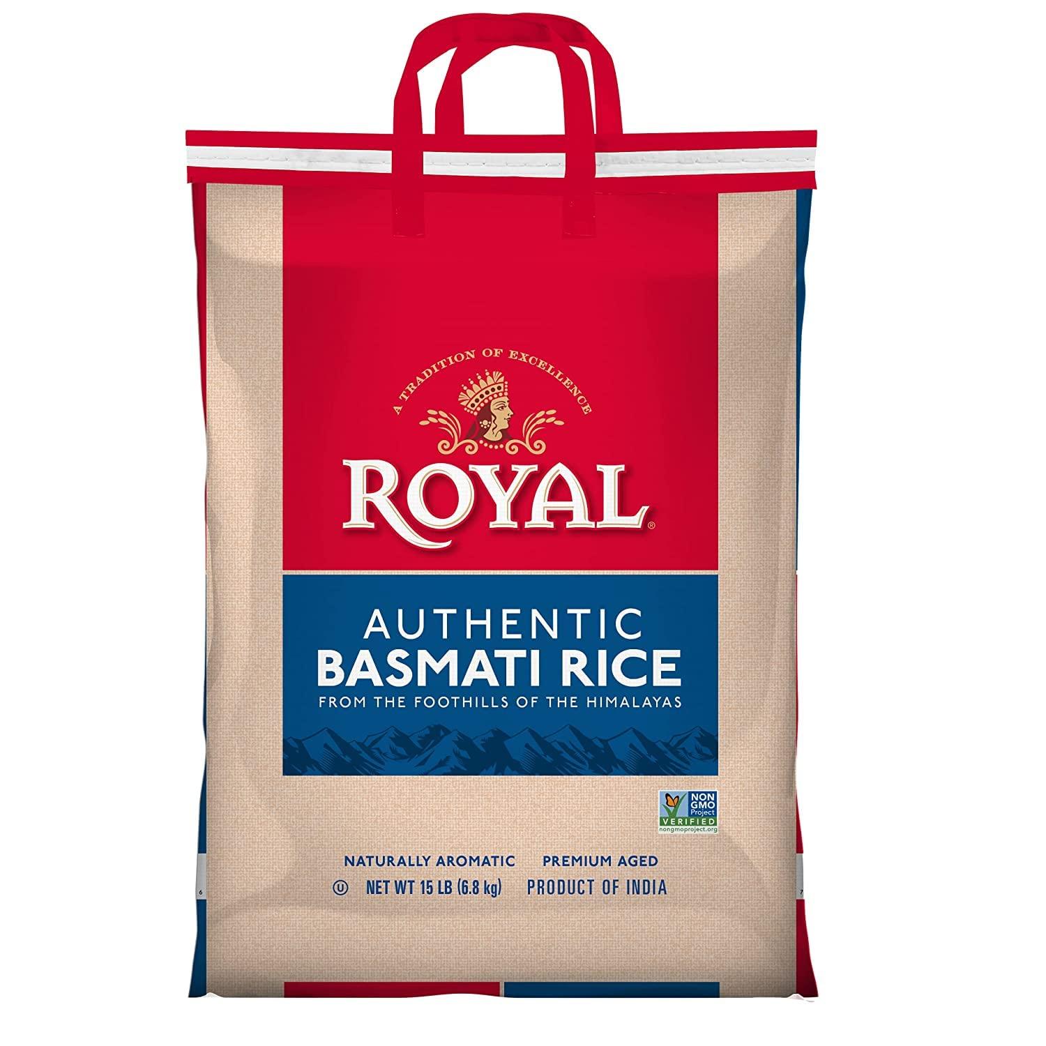 Royal Authentic Basmati Rice 15lbs Bag for $14.24 Shipped