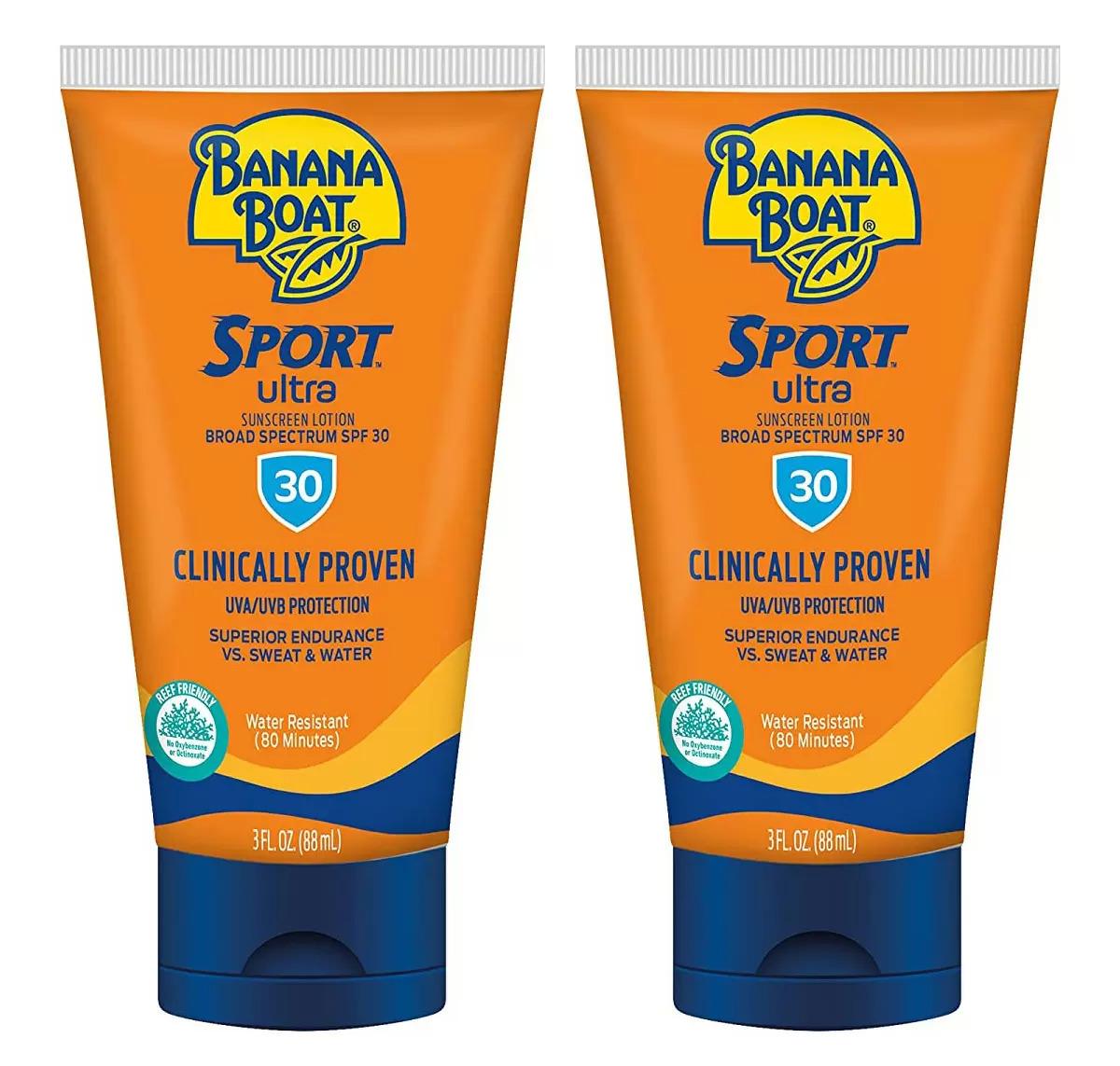 2 Banana Boat Ultra Sport SPF 30 Sunscreen Lotion for $4.93 Shipped