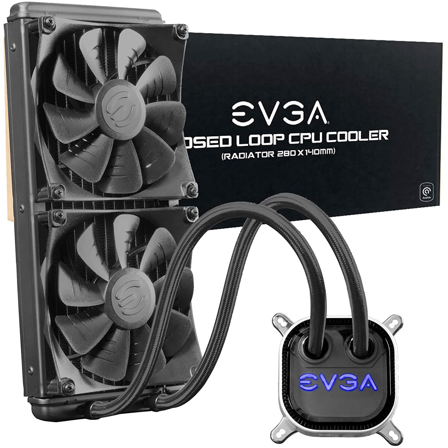 EVGA CLC 280mm All-In-One RGB Liquid CPU Cooler for $59.99 Shipped