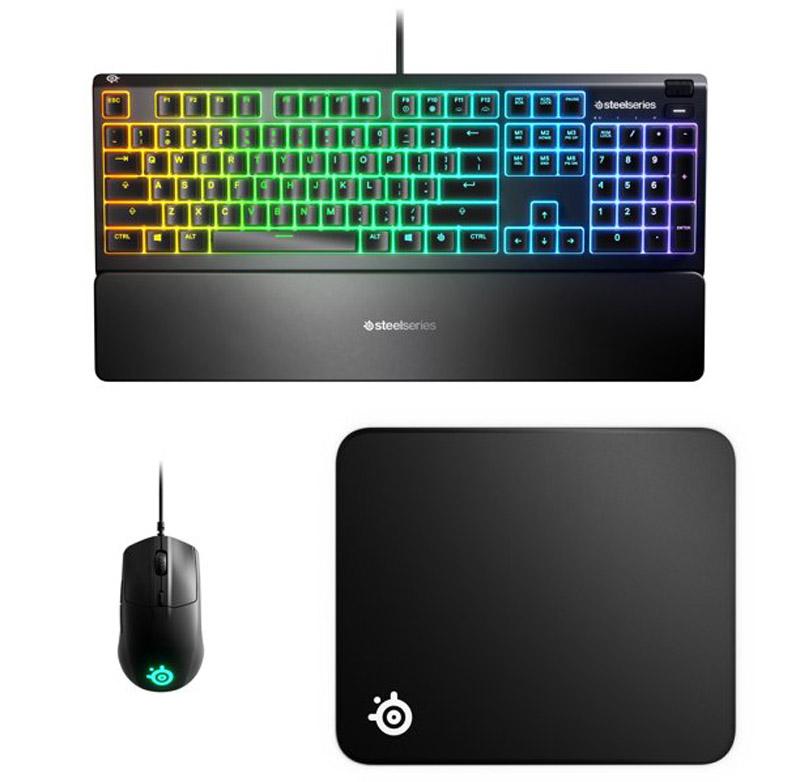 SteelSeries Apex 3 Keyboard with a SteelSeries Rival 3 Mouse for $35 Shipped