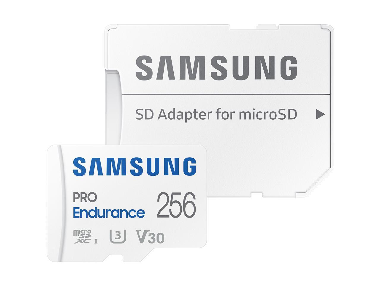 256GB Samsung Pro Endurance U3 V30 microSDXC Flash Card for $33.99 Shipped