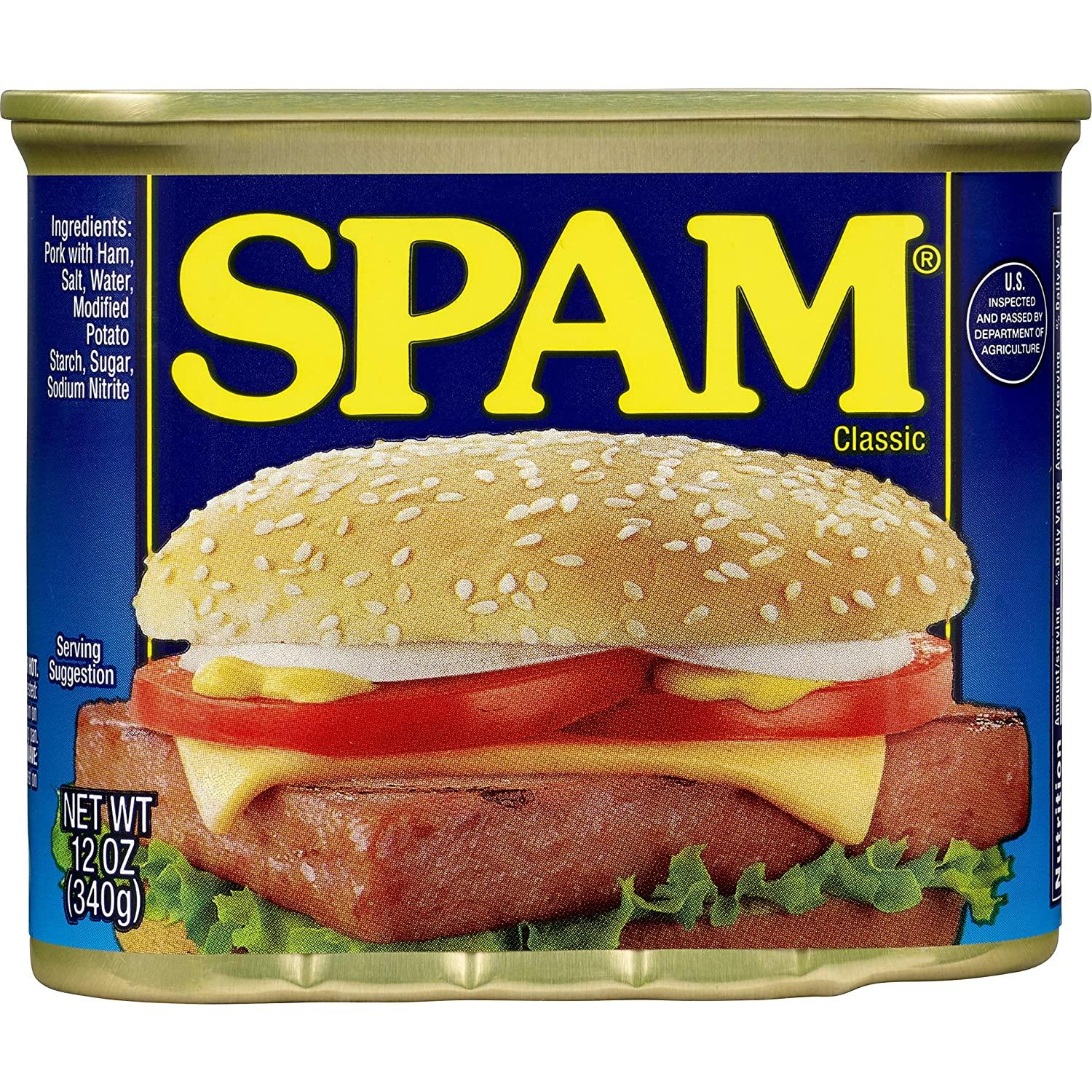 12 Spam Classic Cans for $25.47 Shipped