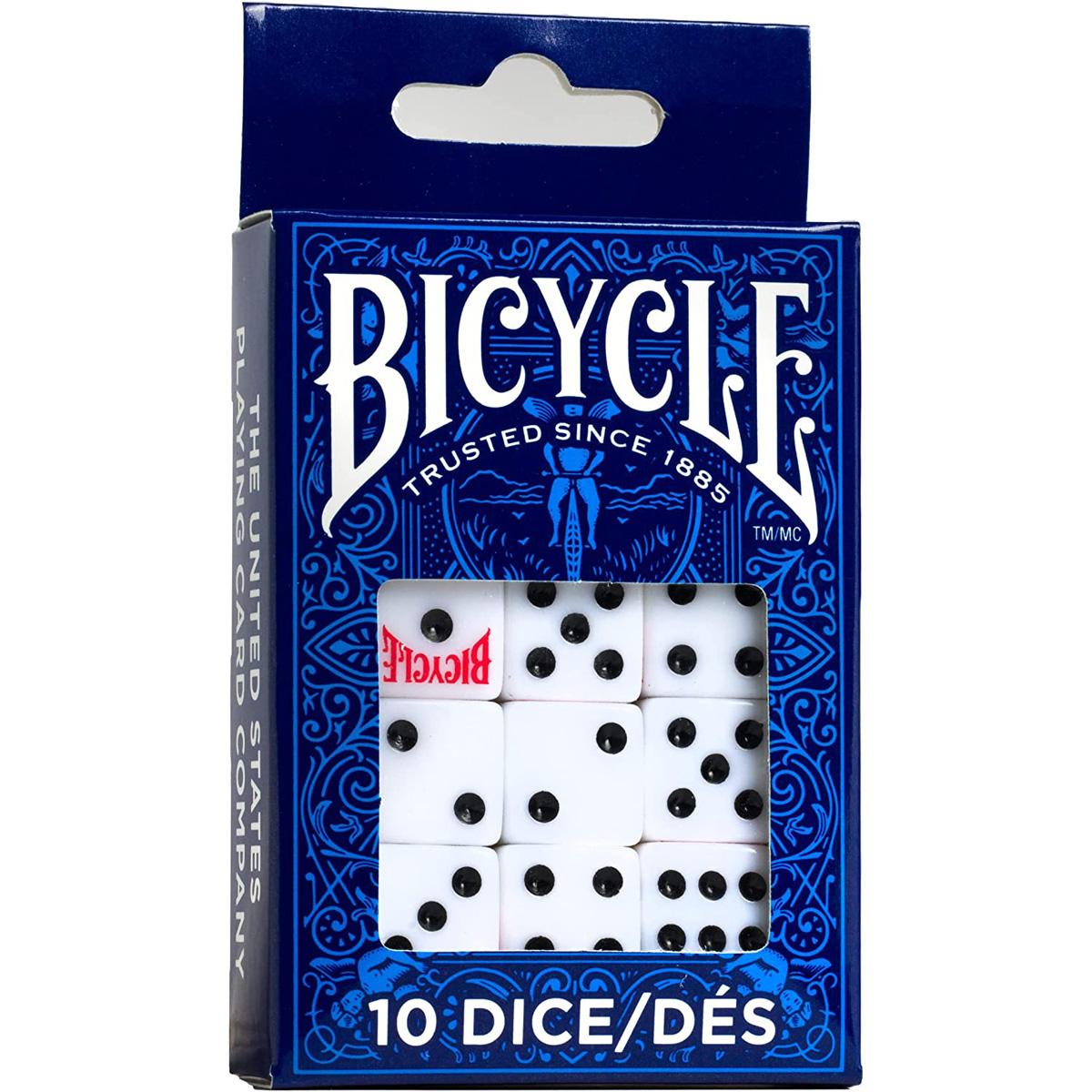 10 Bicycle 6 Sided Dice for $1.99