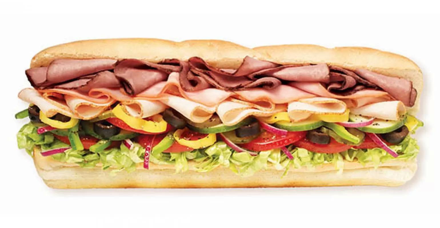 Subway Footlong Sandwich for $5.99