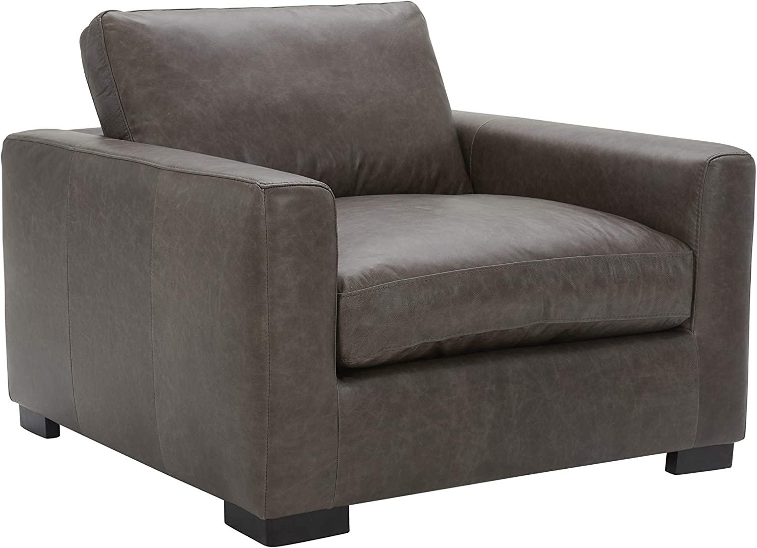 Amazon Brand Stone and Beam Westview Deep Leather Chair for $266.45 Shipped