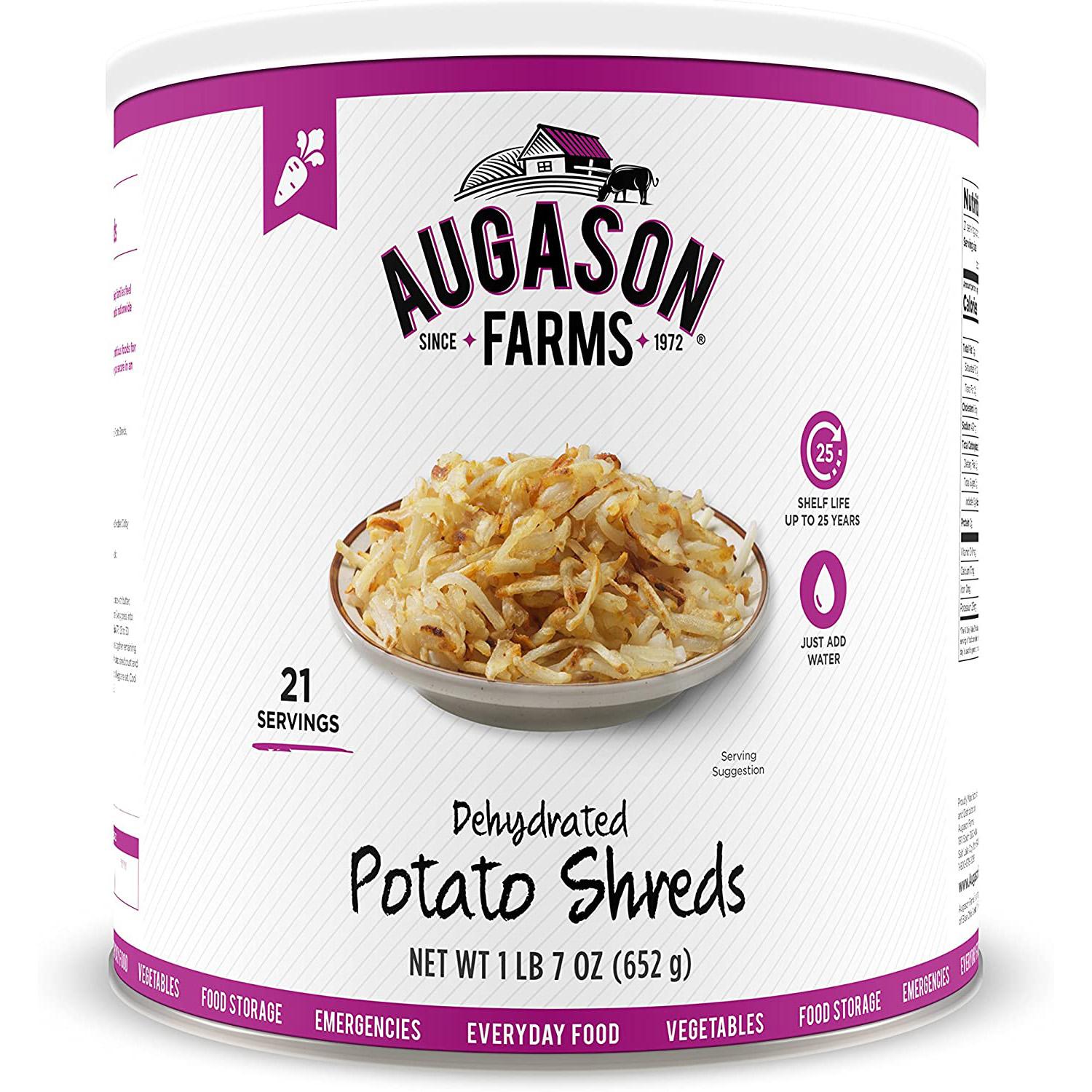 Augason Farms Dehydrated Potato Shreds for $8.14