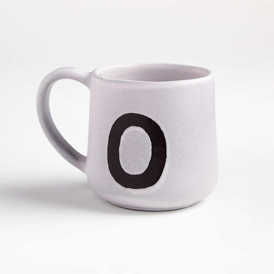 Crate and Barrel Stoneware Monogrammed Initial Mugs for $2.97