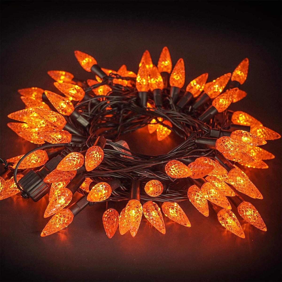 Twinkle Star C6 100 LED Halloween String Lights for $10.99