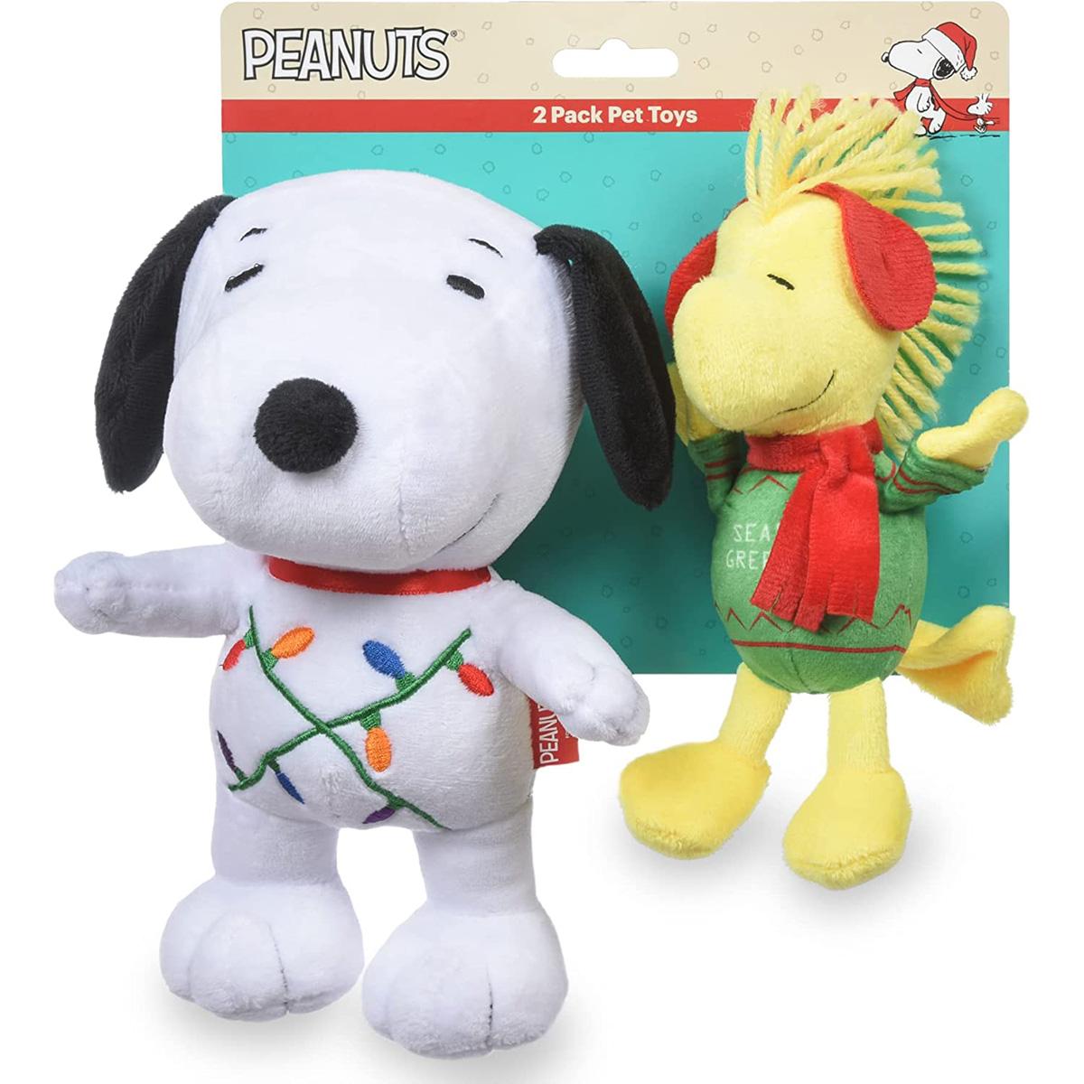 Peanuts for Pets Holiday Plush Dog Toys for $5.68