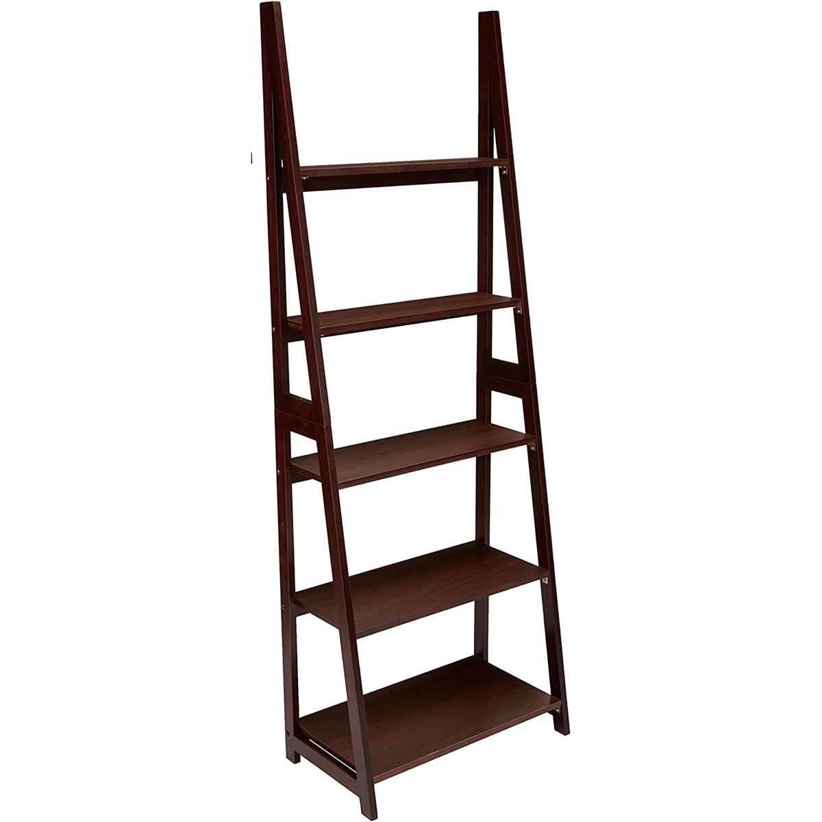 Amazon Basics Modern 5-Tier Ladder Bookshelf for $35 Shipped