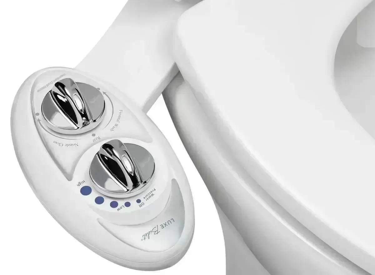 Luxe Bidet W85 Dual-Nozzle Self-Cleaning Bidet Attachment for $19.98