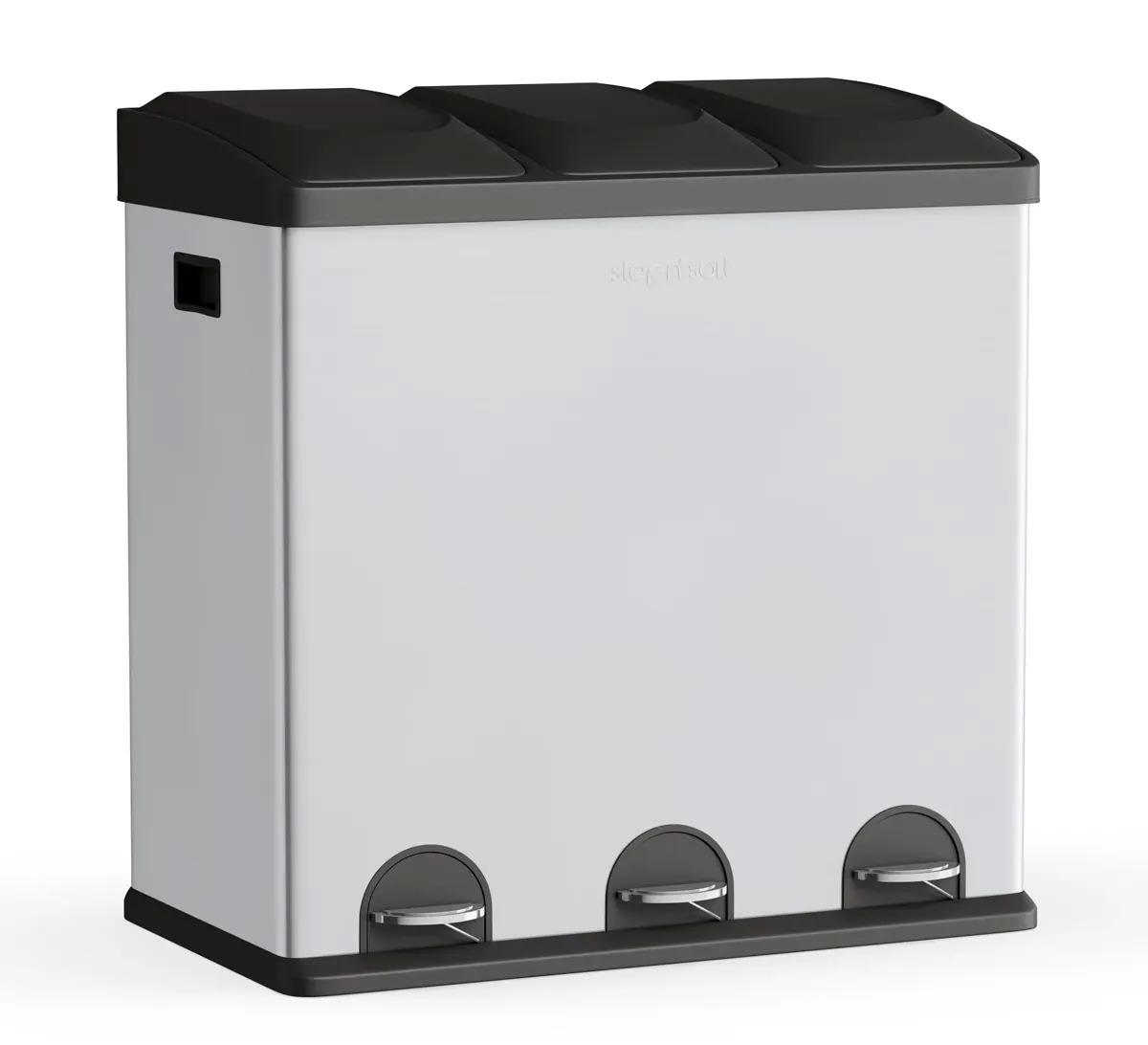 Step N Sort 3 Compartment Garbage Can and Trash Recycling Bin for $58 Shipped