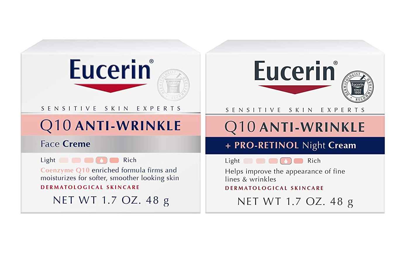 Eucerin Q10 Anti Wrinkle Face Cream Bundle with Day Cream for $12.31 Shipped