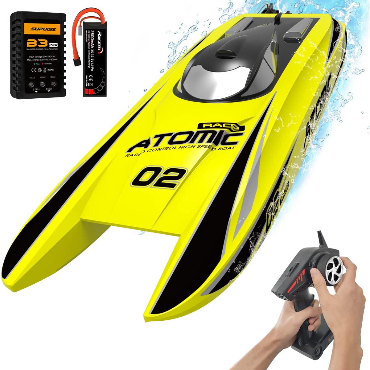 Volantexrc Atomic Brushless Remote Control Electric Racing Boat for $159.74 Shipped