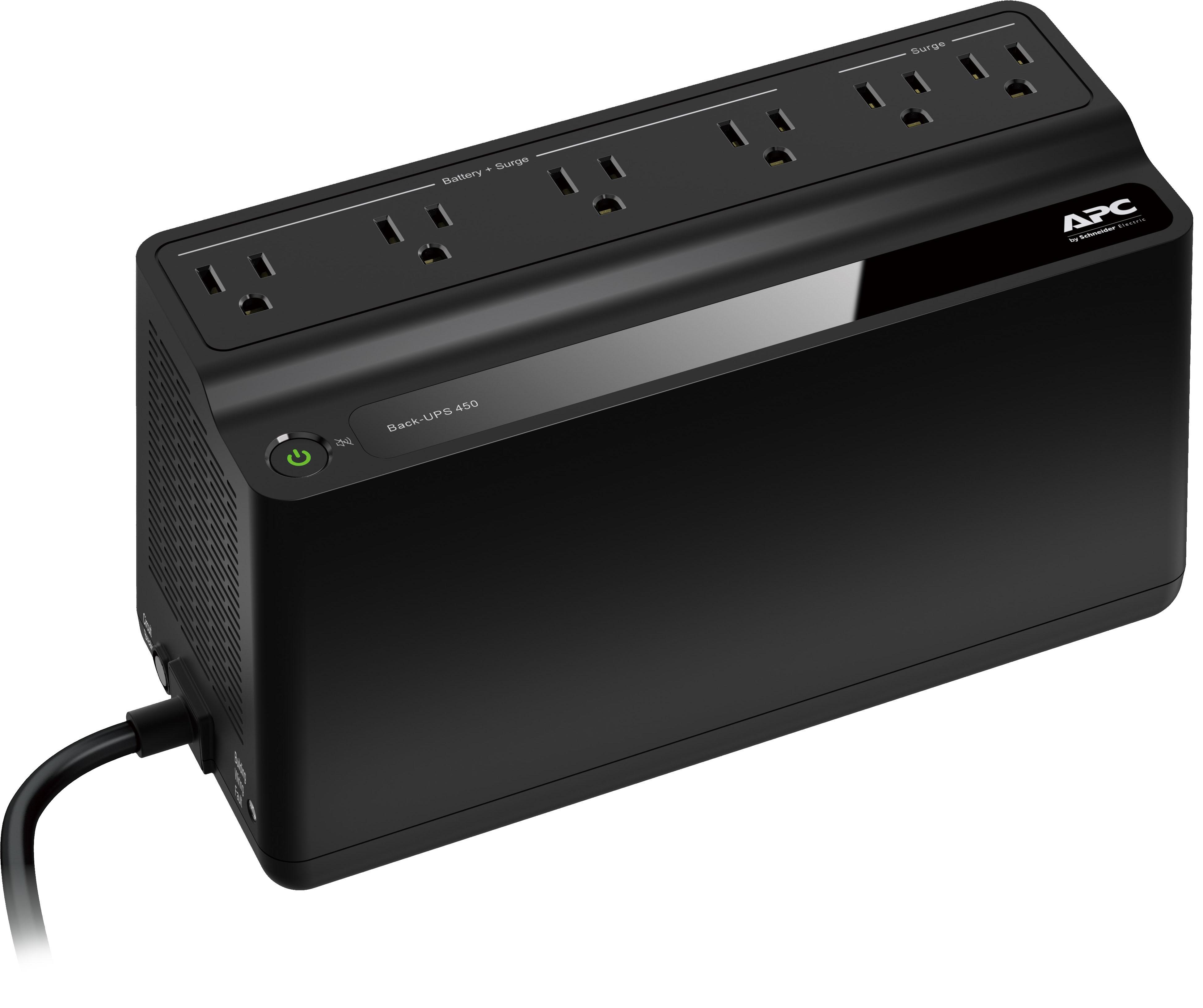 APC 450VA Back-UPS 6-Outlet Surge Protector Battery Backup for $39.99 Shipped