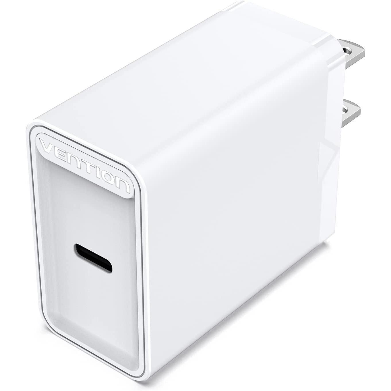 Vention 20W USB-C Wall Charger Plug for $5