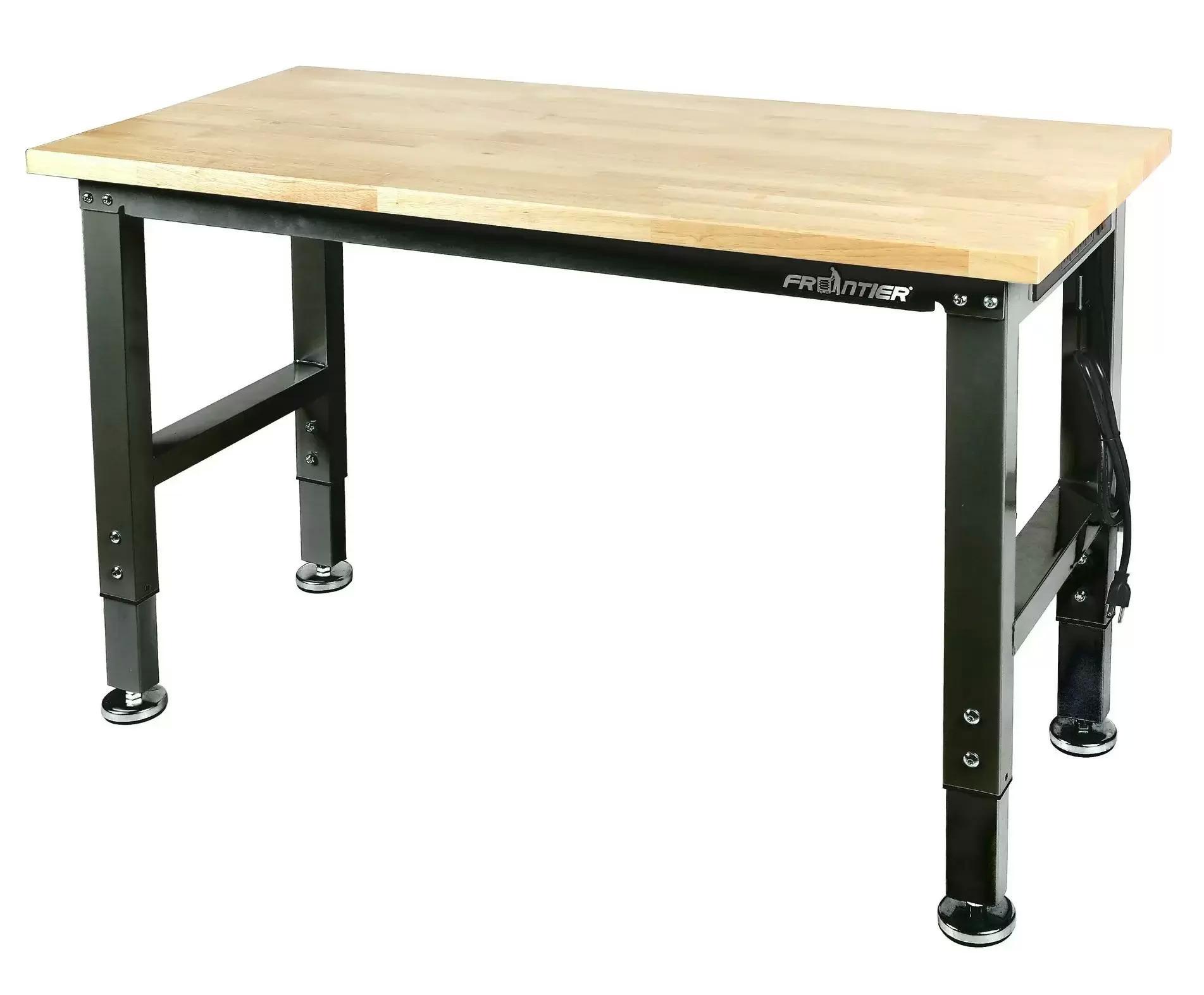 Frontier 48in Heavy-Duty Workbench with Adjustable Height for $116 Shipped