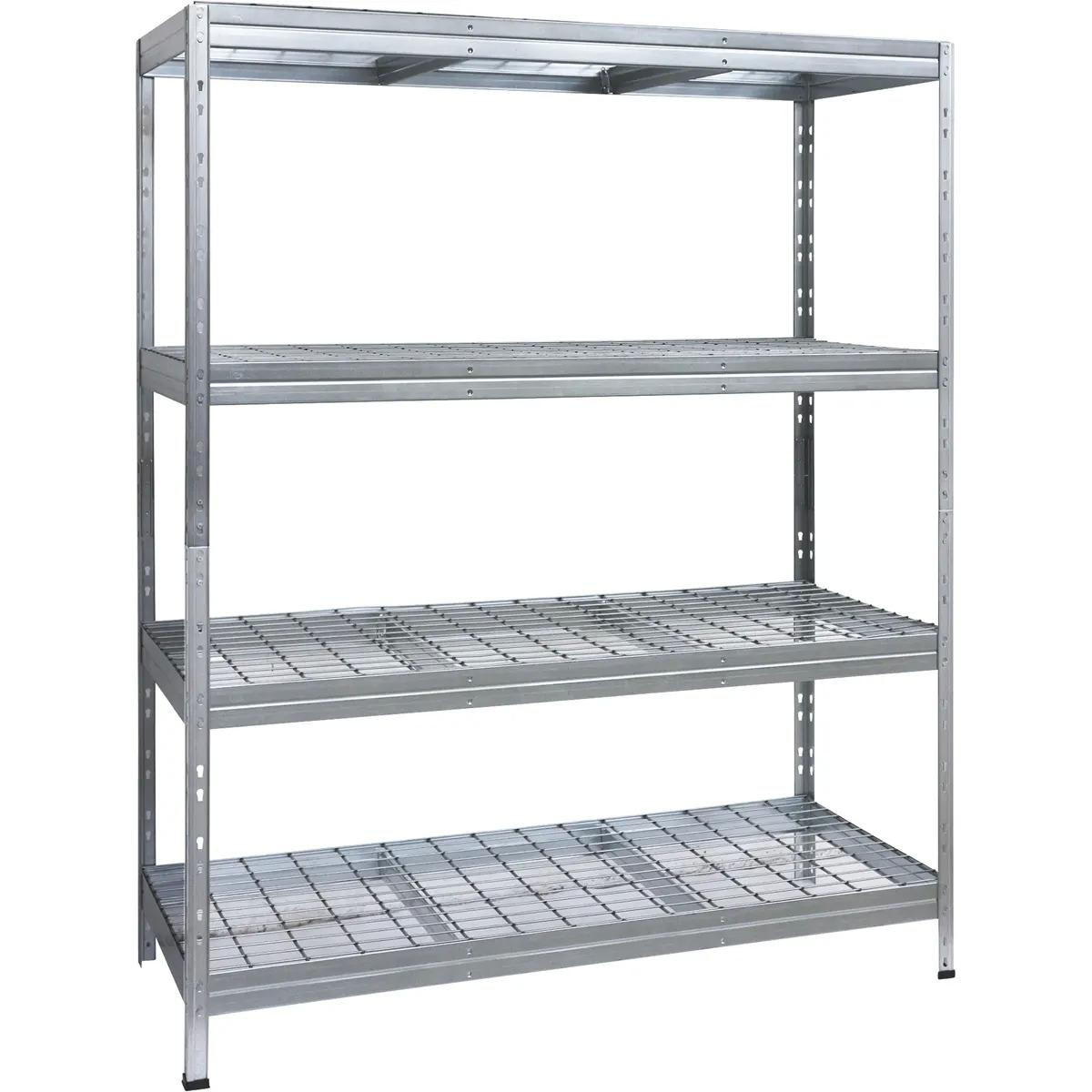 AR Shelving 4-Tier Galvanized Wire Deck Shelving for $114.99