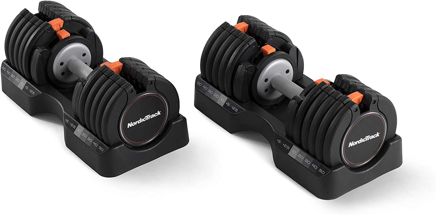 NordicTrack Select-A-Weight 55lb Dumbbell Pair for $260 Shipped