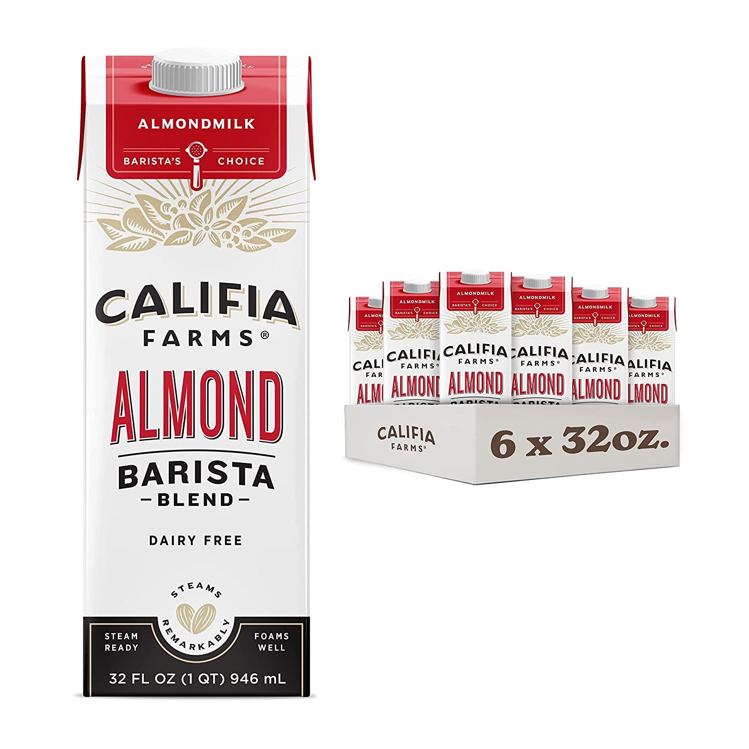 Califia Farms Original Almond Barista Blend Almond Milk for $15.04 Shipped