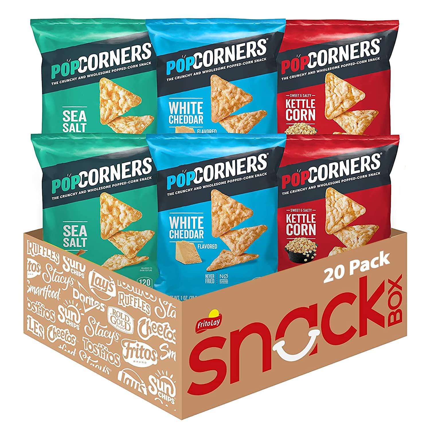 PopCorners Snacks 3 Flavor Variety 20 Pack for $12.76 Shipped