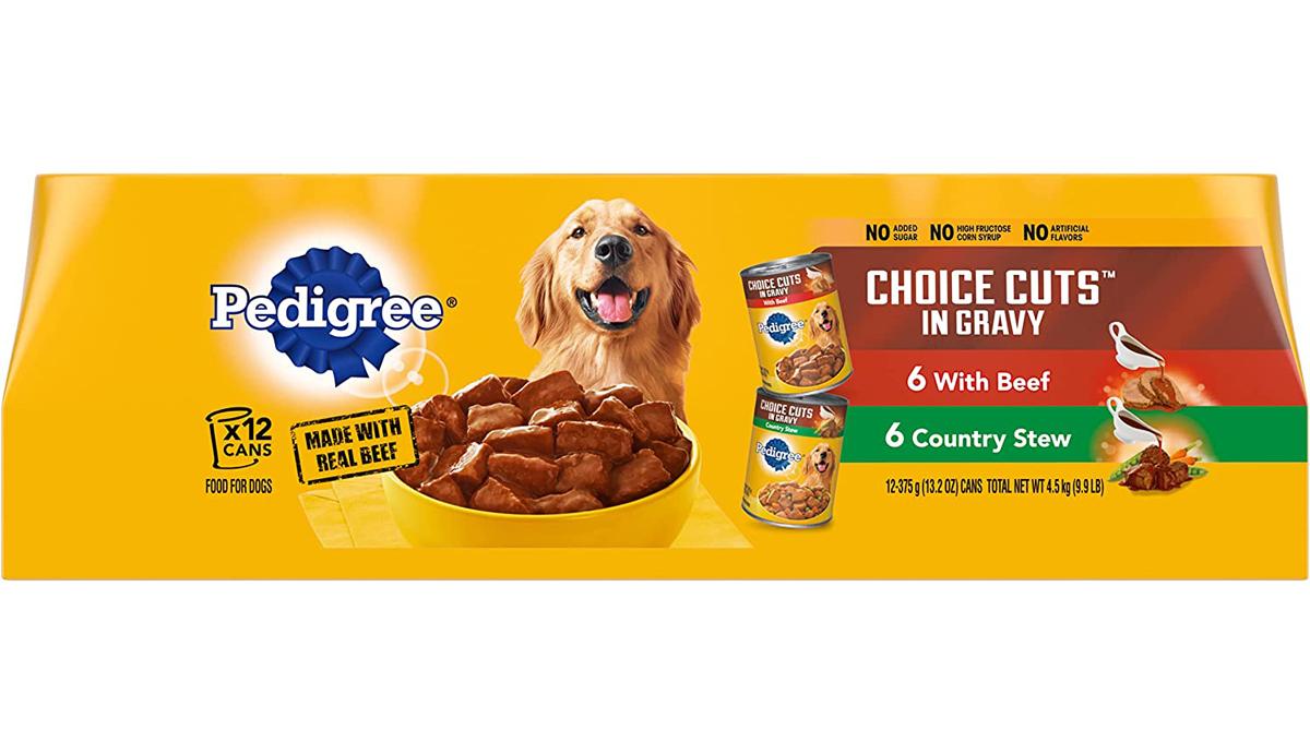 Pedigree Choice Cuts in Gravy Canned Dog Food 12 Pack for $10.71 Shipped