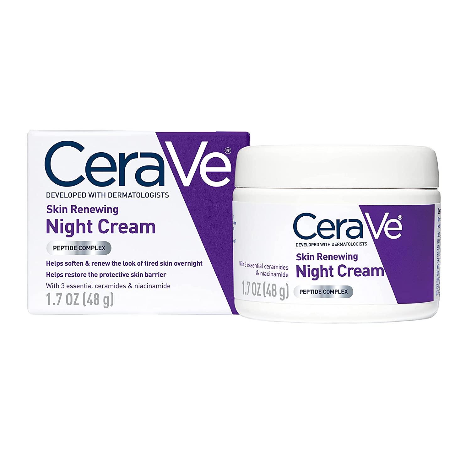 CeraVe Skin Renewing Night Cream Moisturizer for $10.76 Shipped