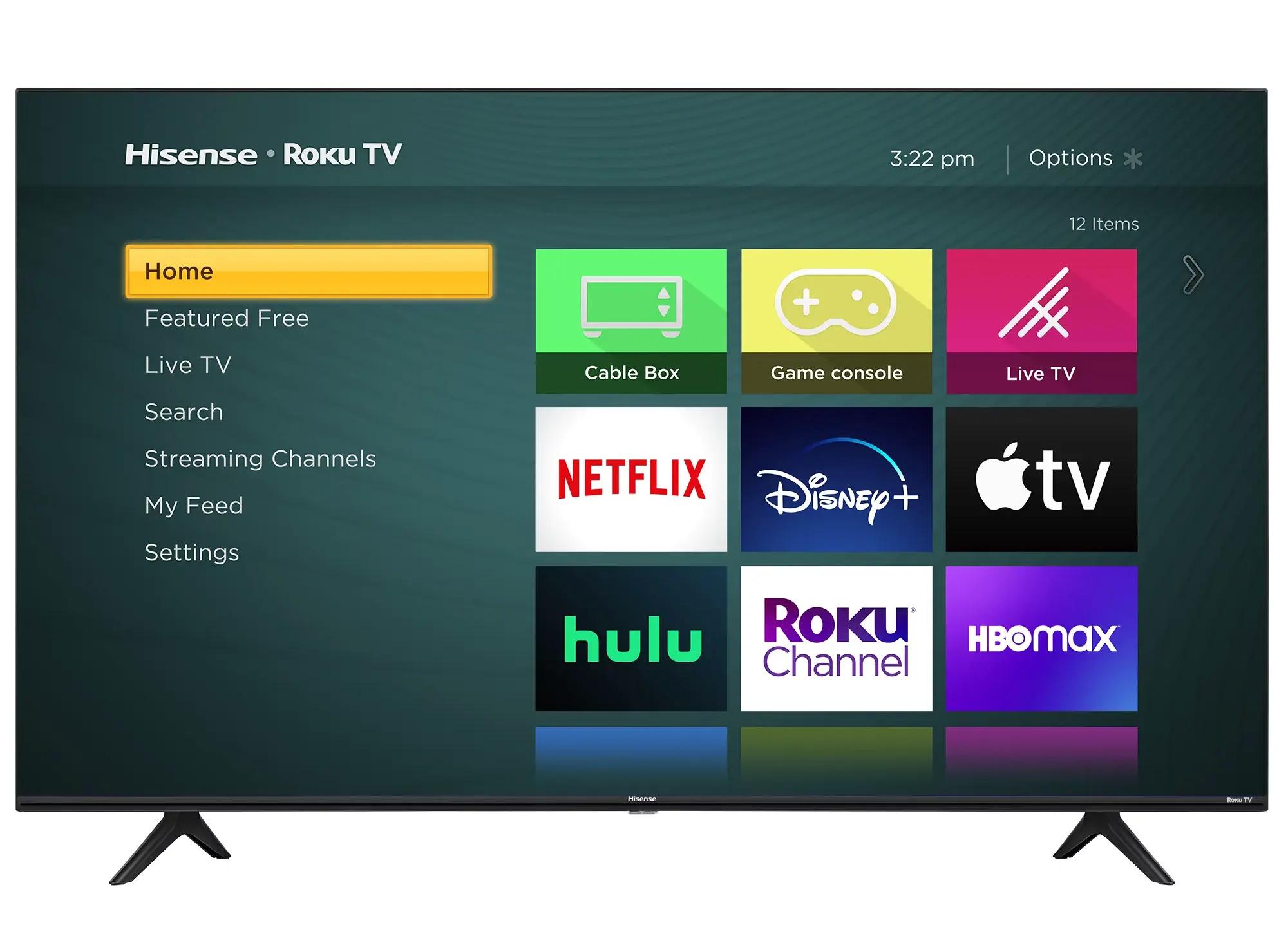 65in Hisense R6 Series 4K UHD LCD Roku Smart TV for $378 Shipped