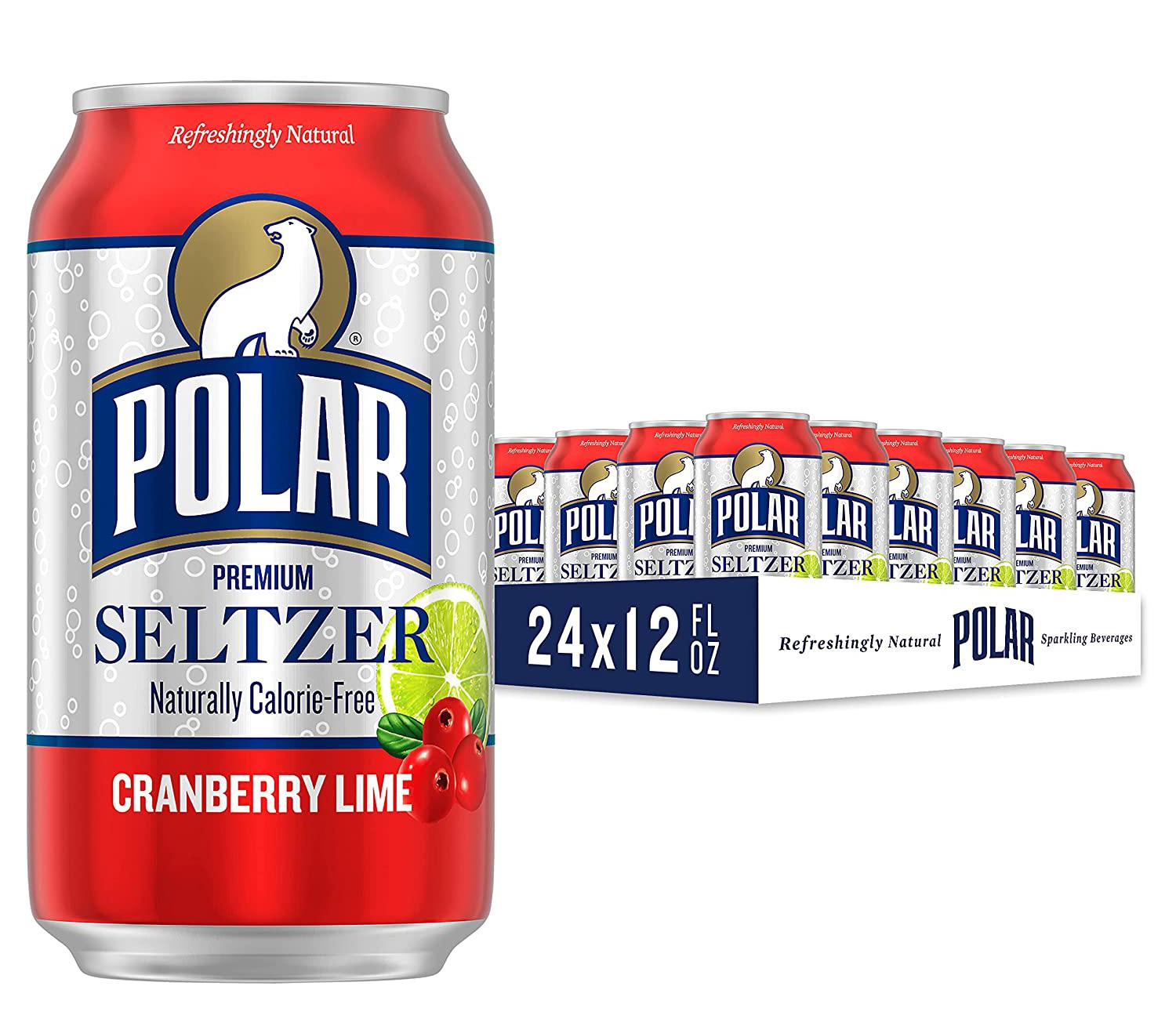 Polar Seltzer Carbonated Water Black Cherry for $8.72 Shipped