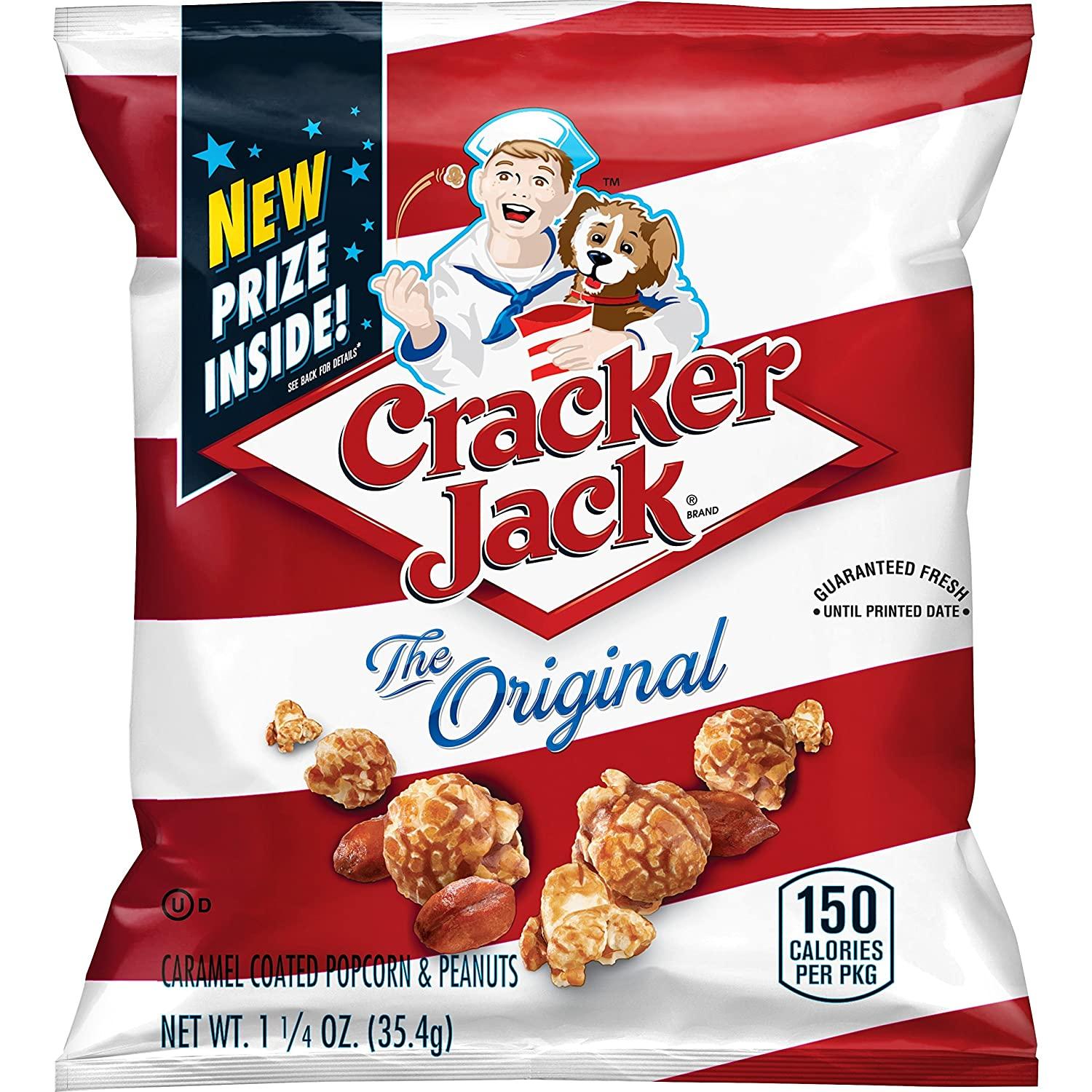 Cracker Jack Original Caramel Coated Popcorn and Peanuts 30 Pack for $8.54 Shipped