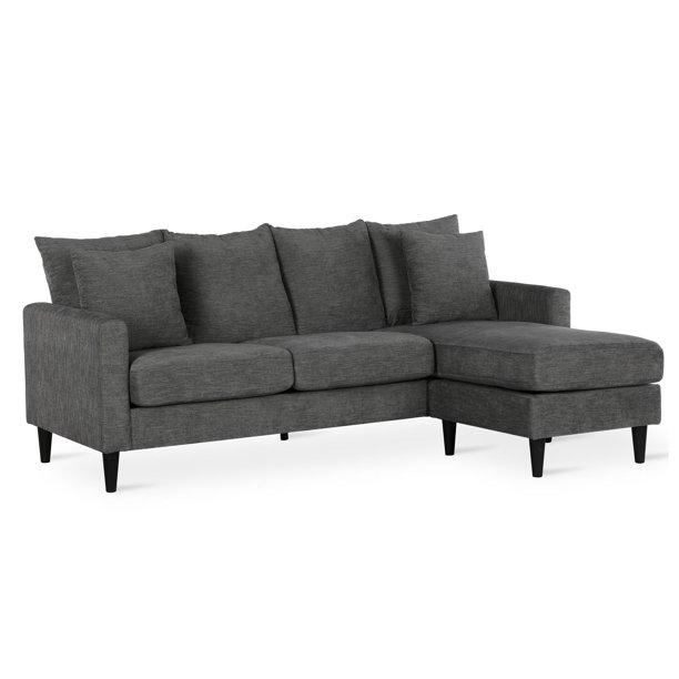 DHP Keaton Reversible Sectional with Pillows for $354 Shipped