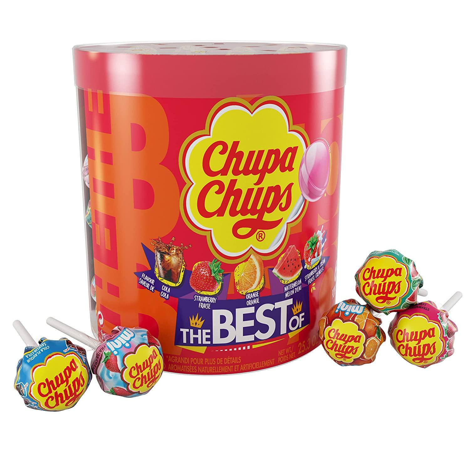 Chupa Chups Candy Lollipops Drum Display 60 Count for $9.12 Shipped