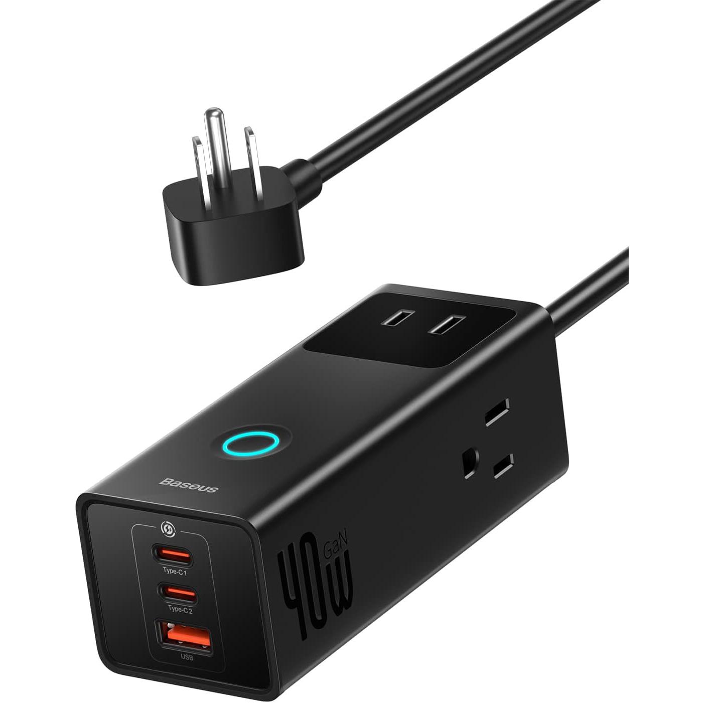 40W Baseus PowerCombo Pro 6-in-1 Power Strip for $25.99 Shipped