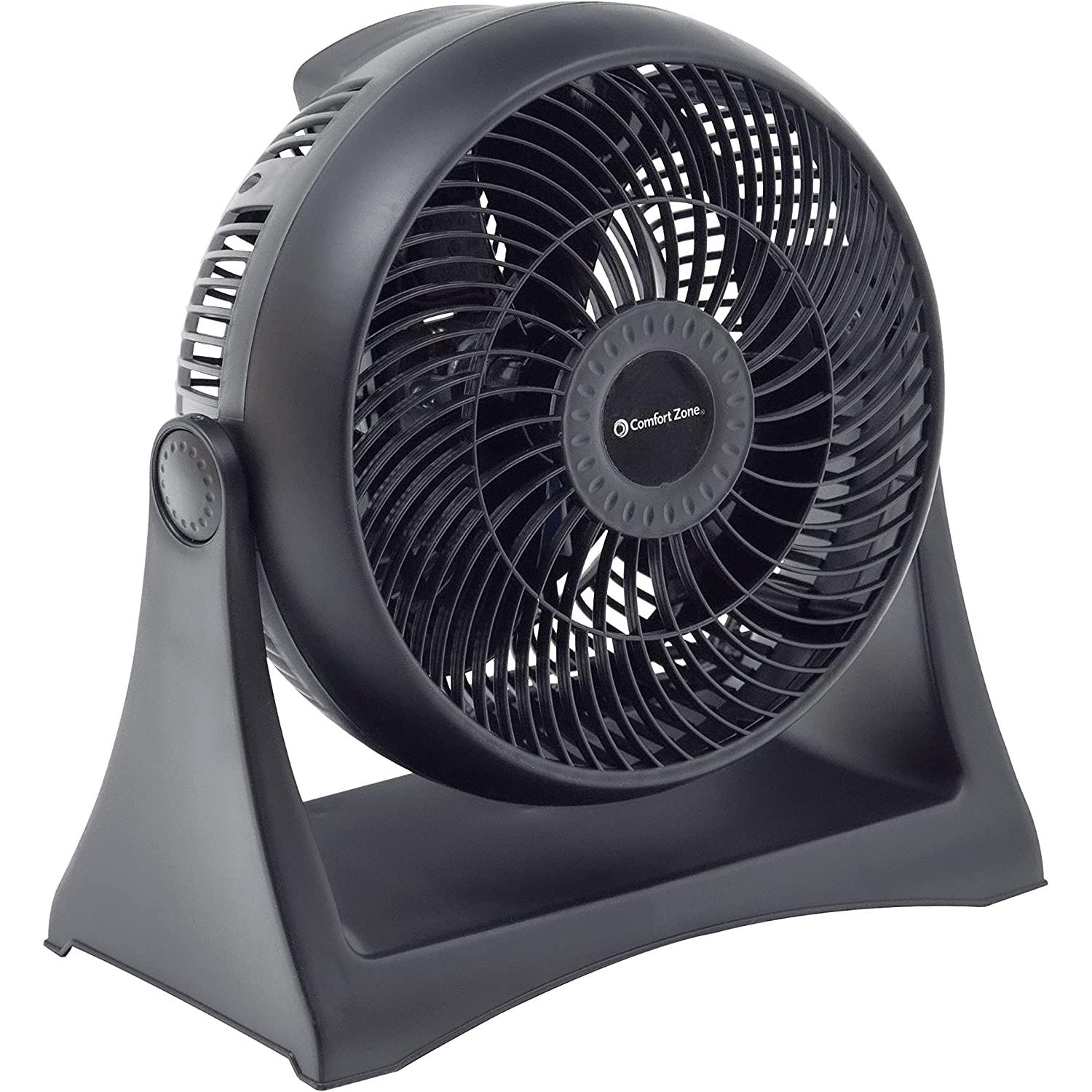 8in Comfort Zone 3-Speed Wall-Mountable Table Fan for $12.59