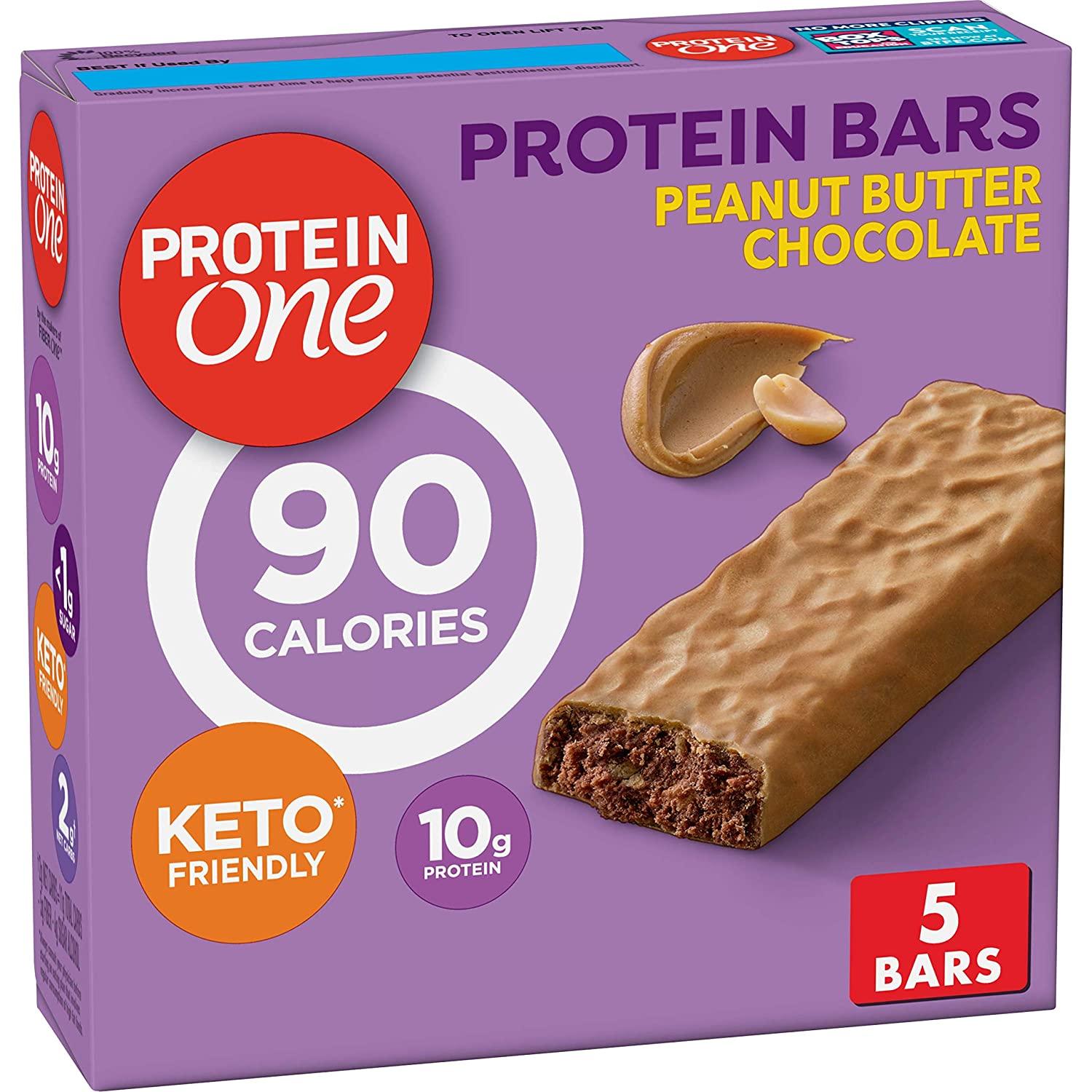 Protein One 90 Calorie Peanut Butter Chocolate Protein Bar for $2.84 Shipped