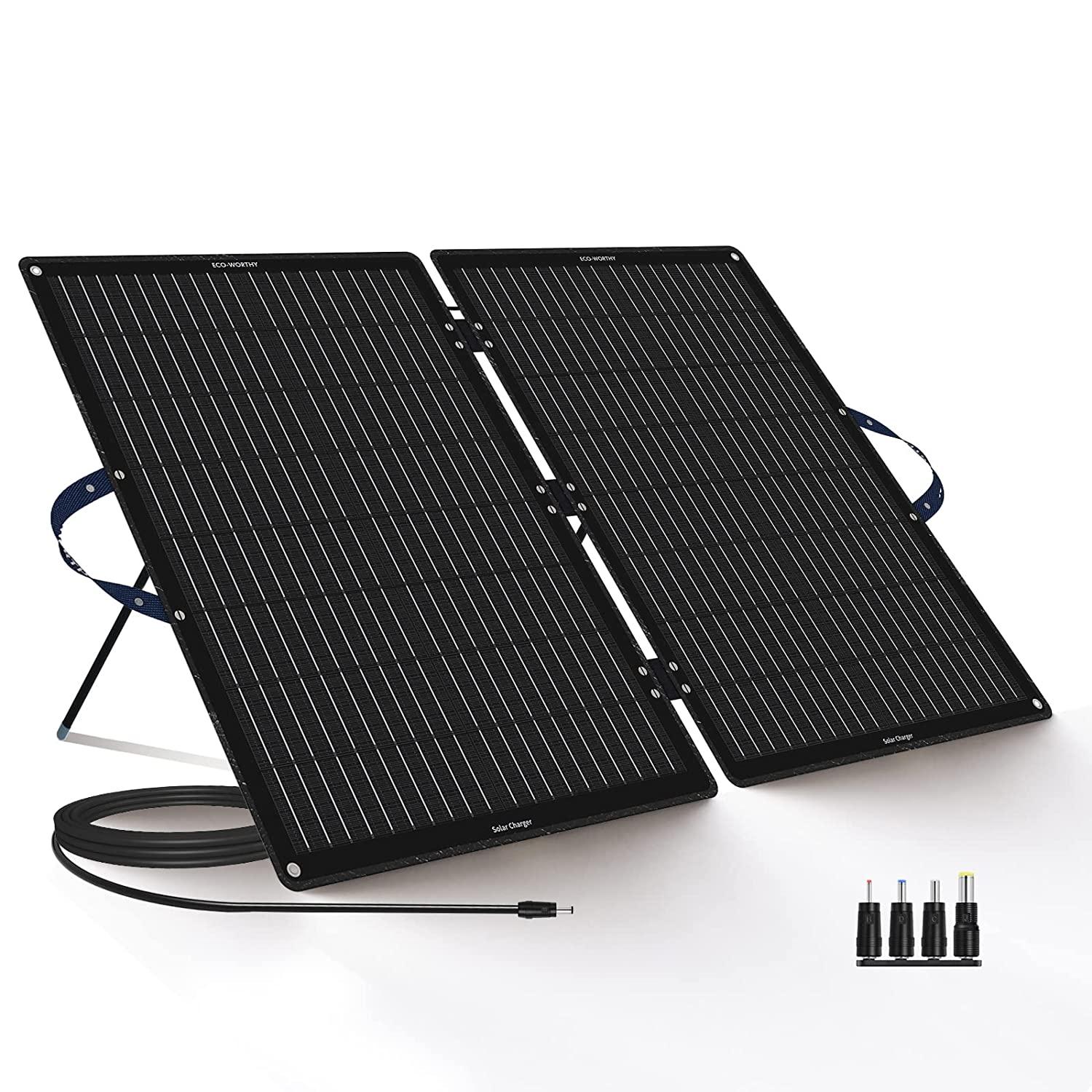 100W Portable Foldable Solar Panel Kit for $84.99 Shipped