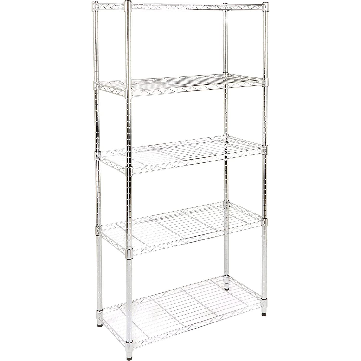 Amazon Basics 5-Shelf Adjustable Heavy Duty Storage Shelving Unit for $50.63 Shipped