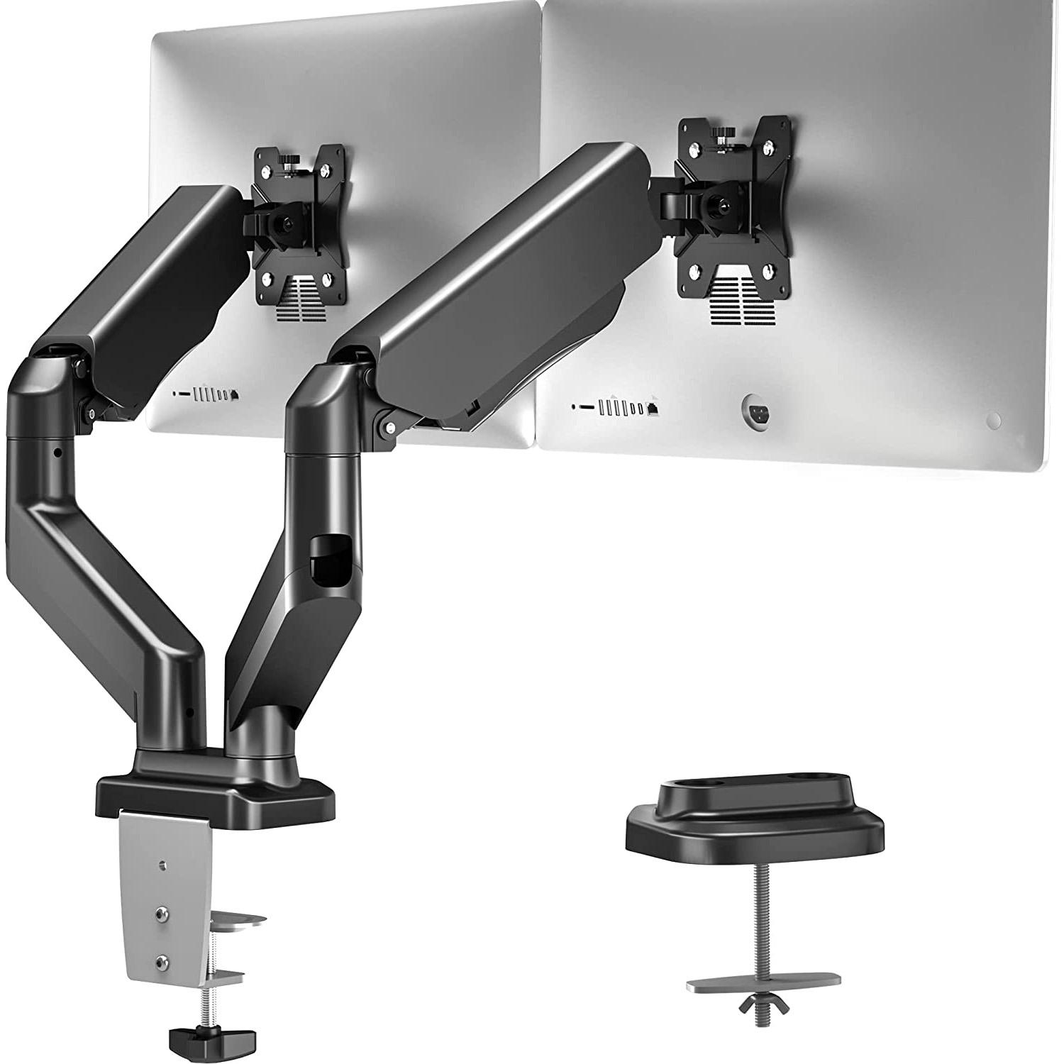 Dual-Arm Gas Spring Desktop Monitor Mount for $27.99 Shipped
