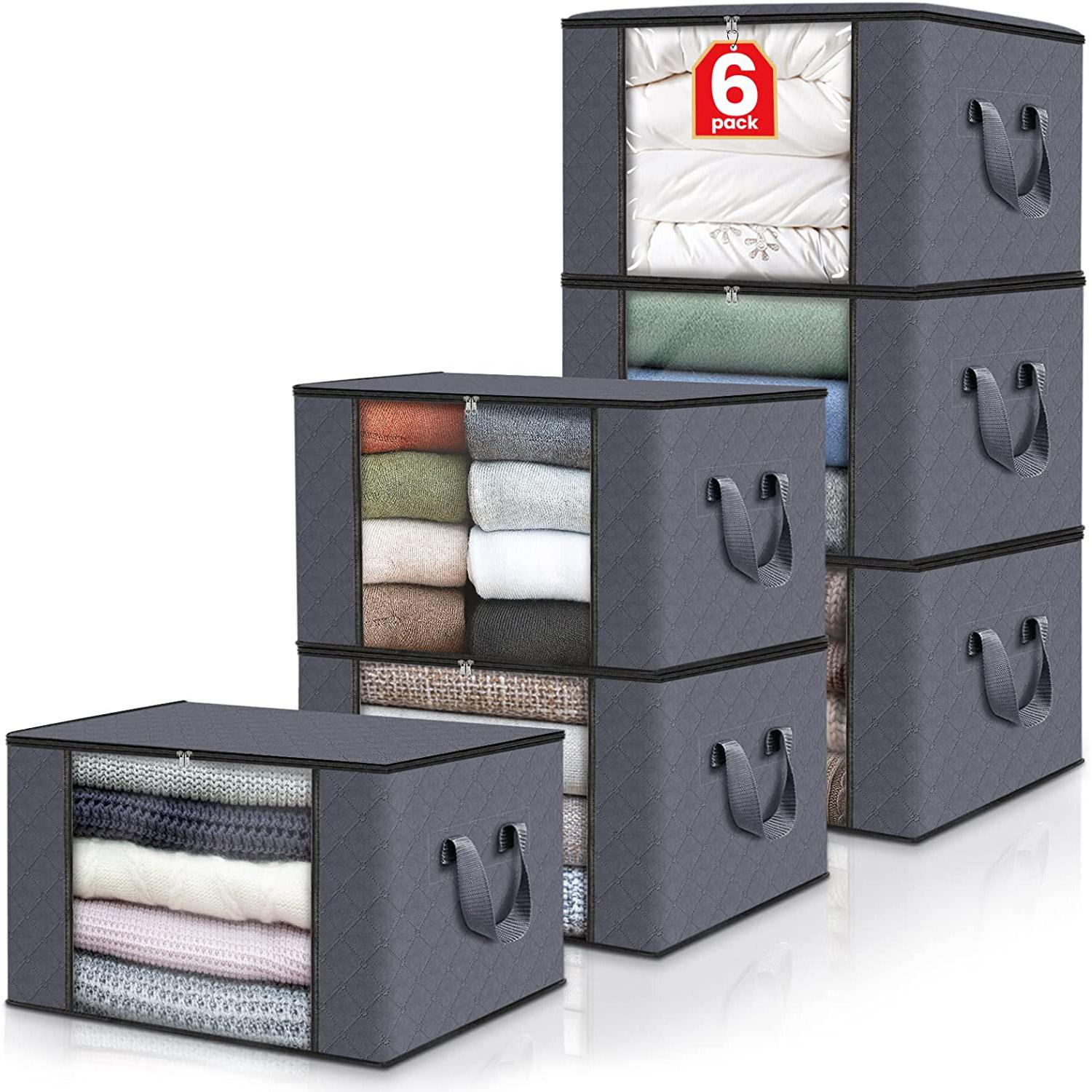 Fab Totes 6 Pack Clothes Storage Organizer for $14.99 Shipped