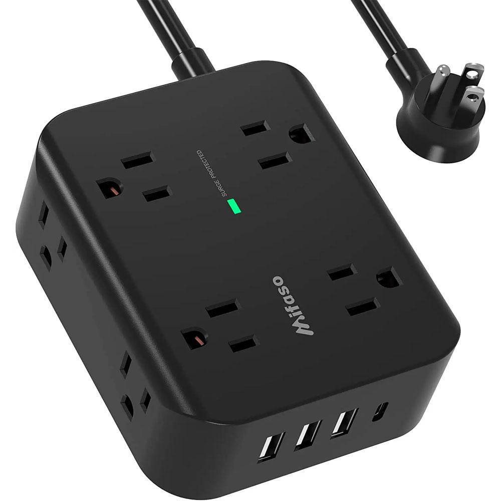 Mifaso Power Strip Surge Protector for $9.99