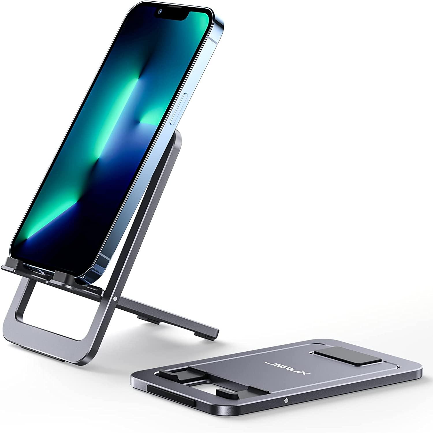 Foldable Aluminum Adjustable Phone Holder Stand for $5.75