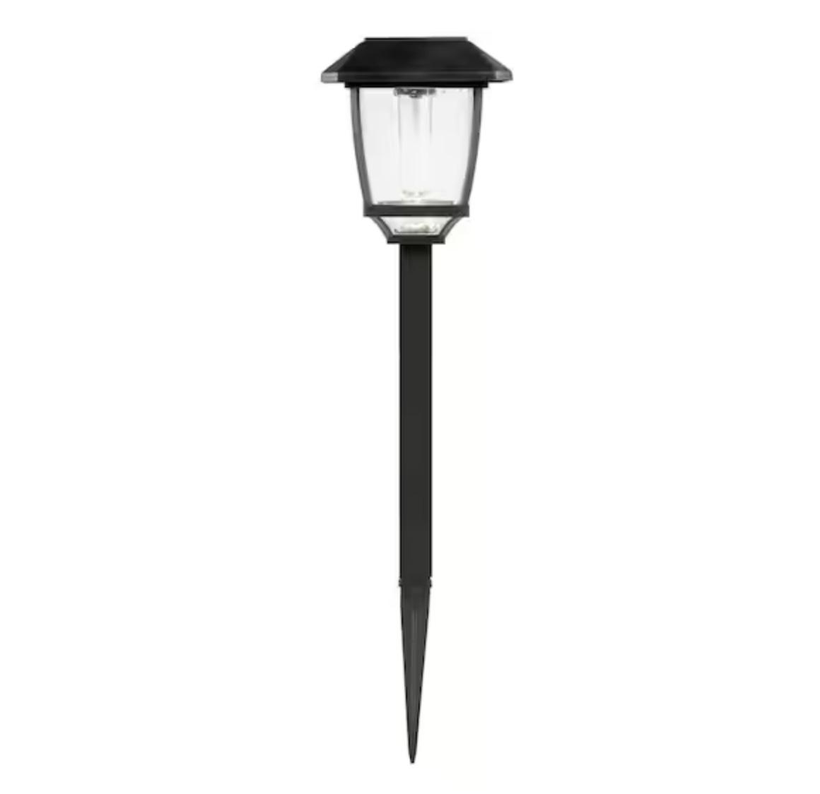 Solar Black LED Path Light for $2.99