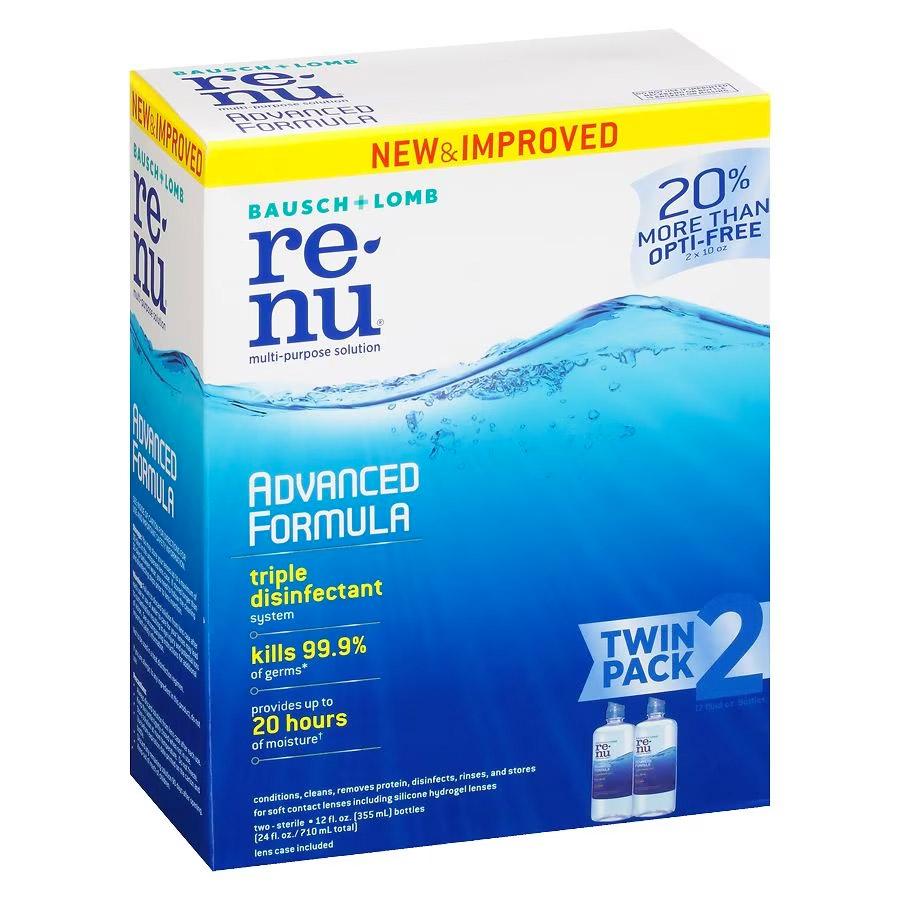 Bausch + Lomb ReNu Advanced Multi Purpose Contact Lens Solution 3 Pack for $6.99