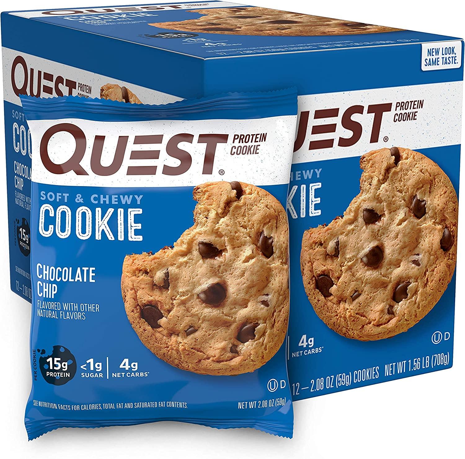 Quest Nutrition Protein Chocolate Chip Cookies 12 Pack for $12.17 Shipped