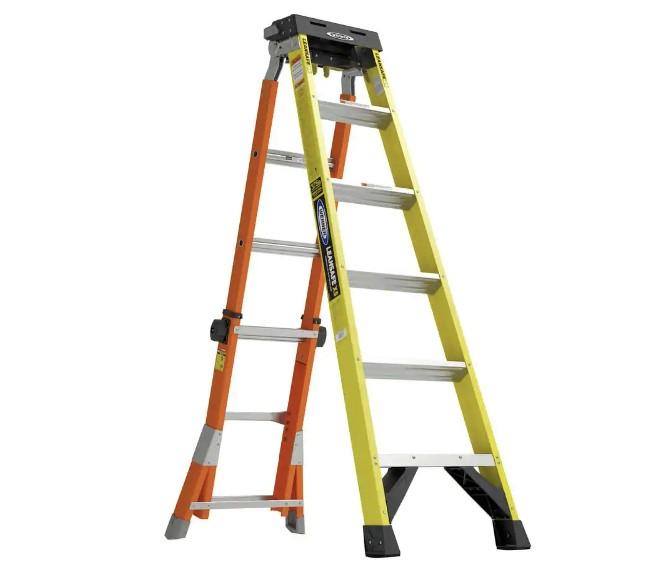 Werner Leansafe X5 14ft Reach Height Fiberglass Ladder for $99 Shipped