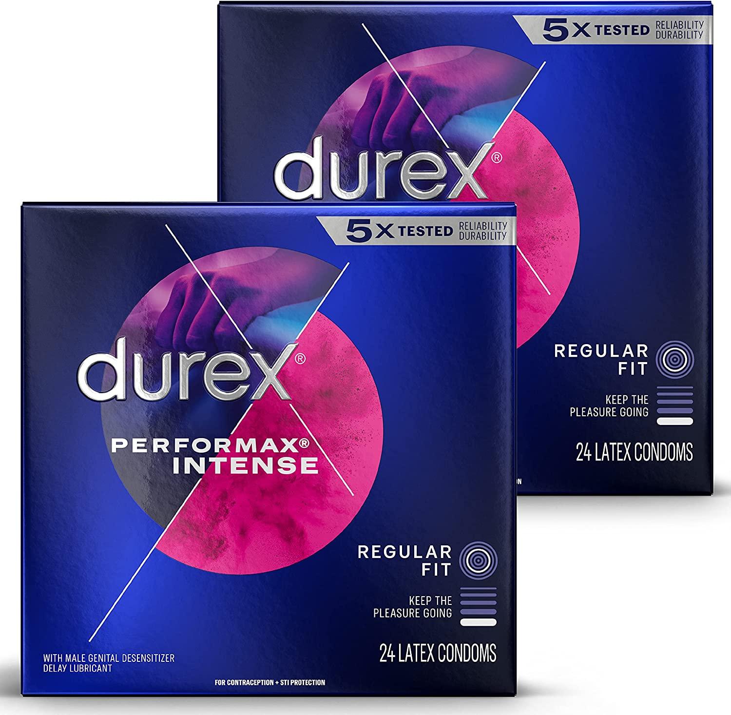 Durex Performax Intense Natural Rubber Latex Condoms 48 Pack for $19.32 Shipped