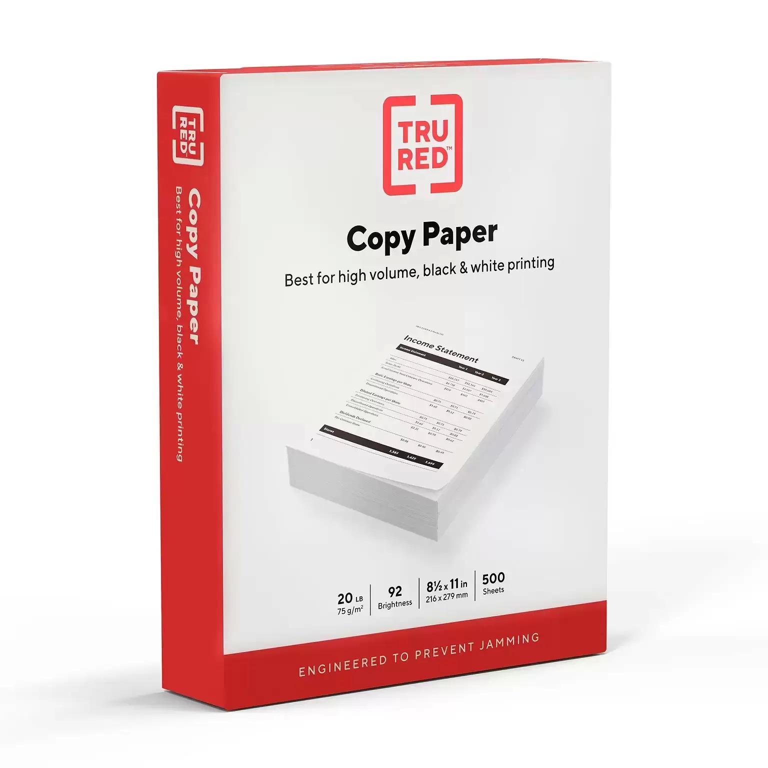 500 Sheets of TRU RED Copy Paper for $2.99 Shipped